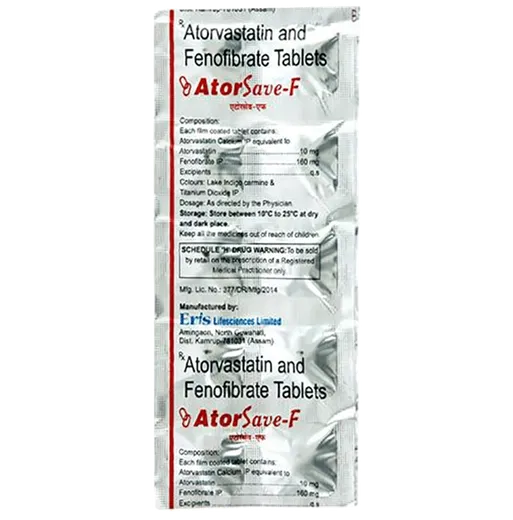 atorsave f tablet 10's